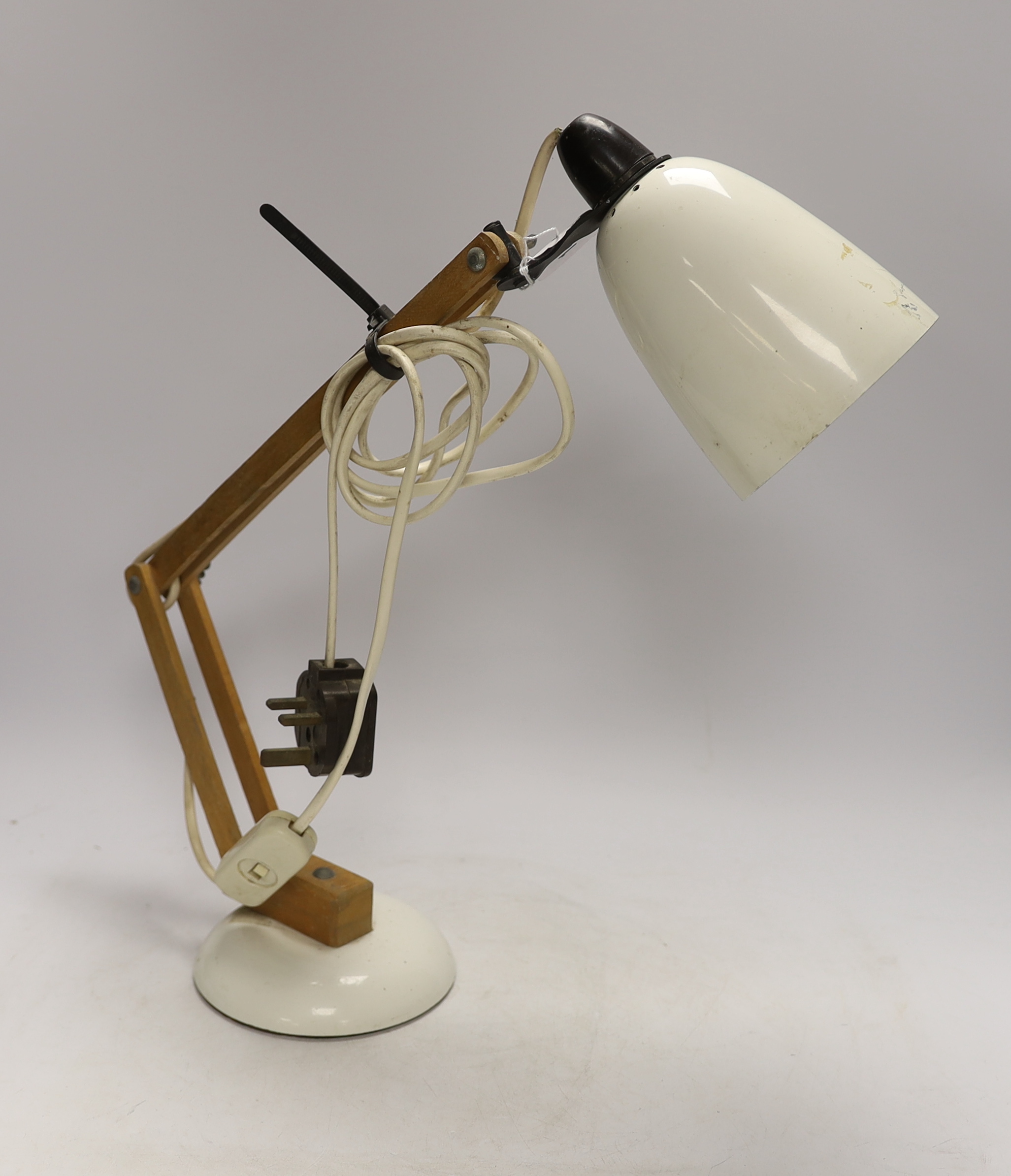 A Terence Conran Maclamp desk lamp, 43cm high